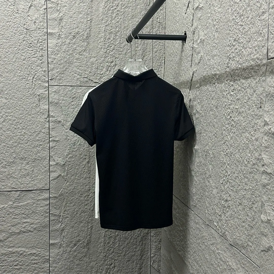 🅿️180 Ralph Lauren POLO 2025 Spring and Summer New Style Simple logo small embroidery pique fabric Short-sleeved polo for men and women Size: M L XL 2XL 3XL Color: Black White